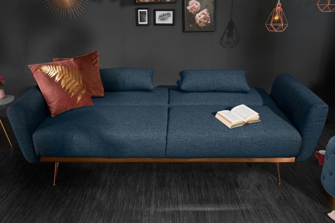 BRIS - Lyxig bäddsoffa i sammet 208 cm