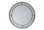 MIND - 90X90CM RUND SPEGEL I SILVER
