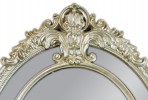 DAGMAR - 100X133CM BAROCKINSPIRERAD SILVER SPEGEL
