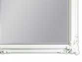 HELMER - 90X150CM BAROCKINSPIRERAD VITLACKAD SPEGEL