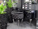 SIGGE - 120X80CM SMINKBORD I GRAFIT FASAD GLAS