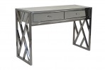 FREDDY - 120CM SMINKBORD I ROSTFRITT STÅL/SPEGELGLAS