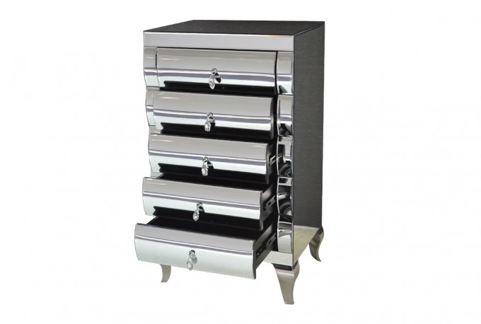 SIGGE - 55X100CM SIDEBOARD/SKÄNK I FASAD GLAS