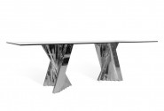 ANOUA - 240X120CM MATBORD I GLAS