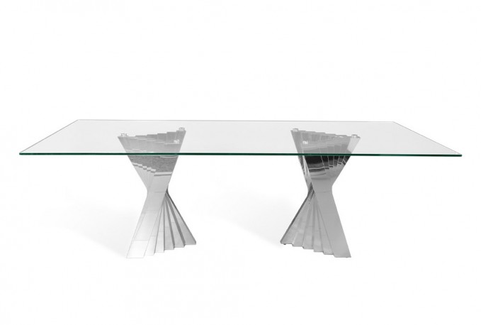 ANOUA - 240X120CM MATBORD I GLAS