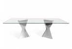 ANOUA - 240X120CM MATBORD I GLAS