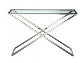 TABO - 120CM SMINKBORD/KONSOLBORD I SILVER