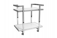 TOLIR - SILVER/VIT SIDOBORD M. HJUL