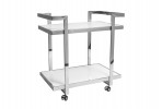 TOLIR - SILVER/VIT SIDOBORD M. HJUL