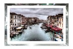 PAULINE - 80X60CM TAVLA VENEDIG, RAM AV SPEGELGLAS