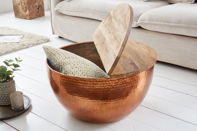 MANILA - 60CM SOFFBORD I KOPPAR/MANGOTRÄ 2