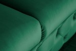 ESPELMA - 240CM CHESTERFIELD SOFFA I GRÖN SAMMET