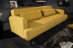 NORDIC - 214CM SENAPSGUL BÄDDSOFFA