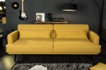 NORDIC - 214CM SENAPSGUL BÄDDSOFFA