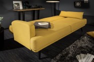 NORDIC - 214CM SENAPSGUL BÄDDSOFFA