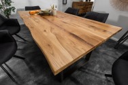 ODIN - 160CM HANDGJORT MATBORD I MASSIV EK