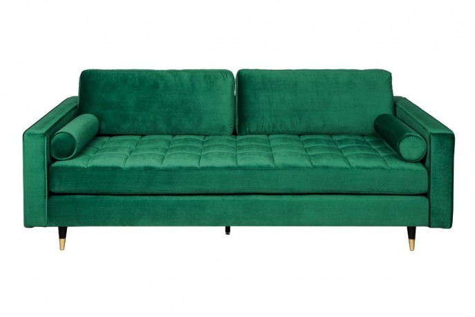 BELLANI - 225CM EMERALD GRÖN SAMMETSSOFFA
