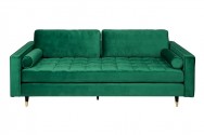 BELLANI - 225CM EMERALD GRÖN SAMMETSSOFFA