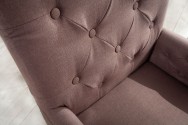 PICCADILLY - Lyxig stol med Chesterfield-detaljer i countrystil
