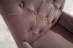 PICCADILLY - Lyxig stol med Chesterfield-detaljer i countrystil