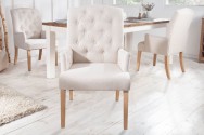PICCADILLY - Lyxig stol med Chesterfield-detaljer i countrystil