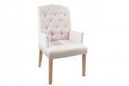 PICCADILLY - Lyxig stol med Chesterfield-detaljer i countrystil