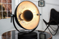 Tischleuchte Studio 40cm schwarz silber