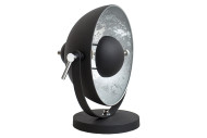 Tischleuchte Studio 40cm schwarz silber