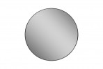Round mirror in a black frame Ø 80 x 4 cm