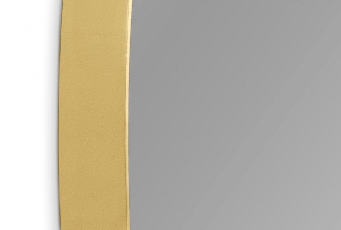 Longitudinal mirror in a golden frame 23 x 97 x 4 cm 2