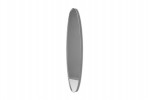 Longitudinal mirror in a silver frame 23 x 97 x 4 cm