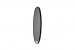 Elongated mirror in a black frame 21 x 77 x 4 cm