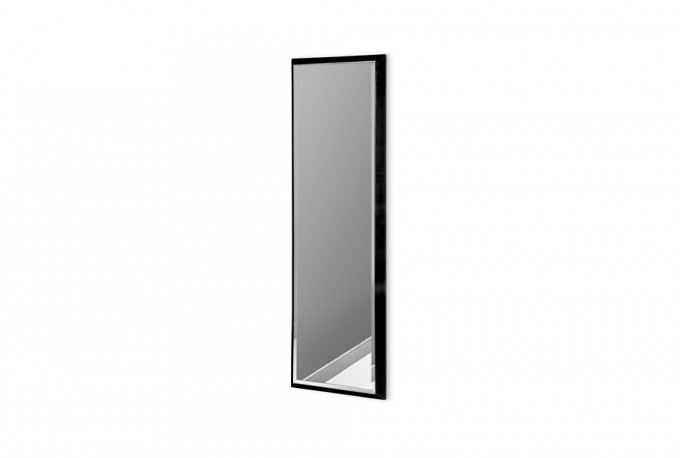 Modern mirror in a black frame 23 x 83 cm