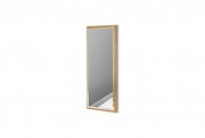 Modern mirror in a gold frame 18 x 53 cm