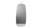 Golden oval retro mirror with pendant 41 x 99 x 1.5 cm