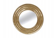 Round mirror gold metal brass Ø 81 cm