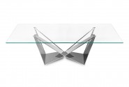 Designer table shiny base 240 x 120 x 75 cm