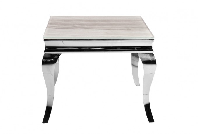 table with white marble top modern barock 60 x 60 x 57 cm