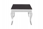 Side table with black marble top modern barock 60 x 60 x 57 cm