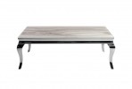 Modern white barock marble coffee table top 130 x 70 x 45 cm