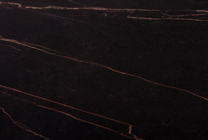 Modern black barock marble table top 130 x 70 x 45 cm
