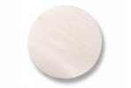 Round table with a bright marble top Ø55