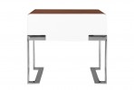 Elegant wooden cabinet high gloss 60 x 40 x 55 cm