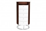 Modern elegant rounded cabinet 60 x 45 x 120