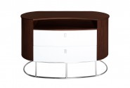 Modern elegant rounded chest of drawers 120 x 60 x 76 cm