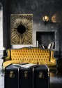 Modern black and gold picture 82 x 122 cm