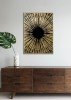 Modern black and gold picture 82 x 122 cm