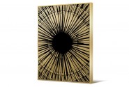 Modern black and gold picture 82 x 122 cm