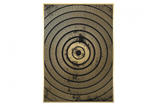 Image of gold and black circles 2