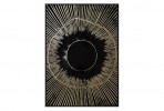 Black painting with gold 82x122